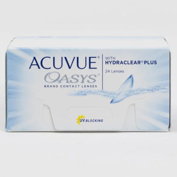 Acuvue oasys 24 pack contact lenses, standard sphere power for hyperopia and myopia.
