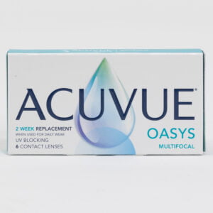 Acuvue oasys 2 week replacement 6 pack contact lenses, multifocal lenses for presbyopia.