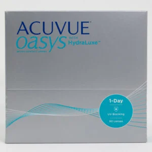 Acuvue Oasys 90 pack contact lenses, standard sphere power for hyperopia and myopia.