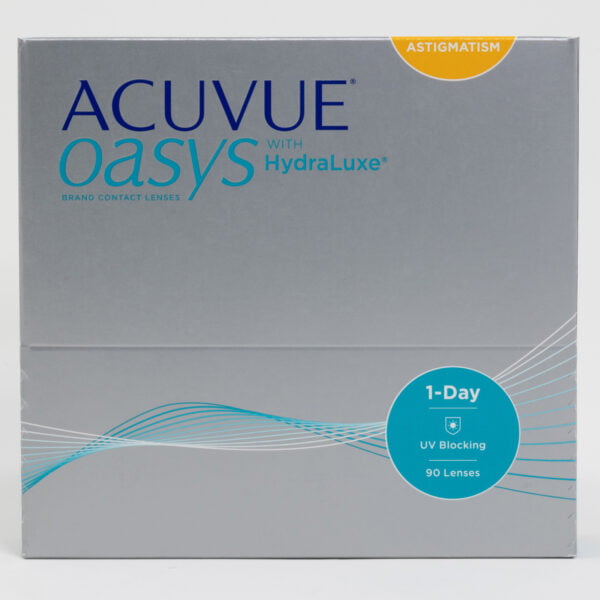 Acuvue oasys 90 pack contact lenses, toric lenses for astigmatism.