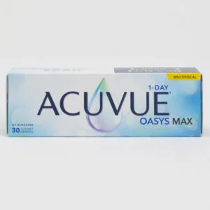 Acuvue OasysMax 30 pack contact lenses, multifocal lenses for presbyopia.