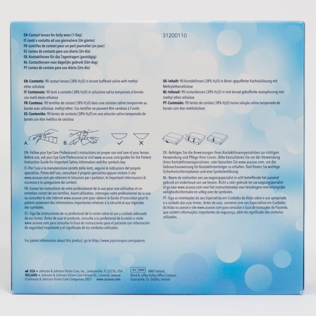 ACUVUE® OASYS MAX 1-Day Multifocal (90 Pack)