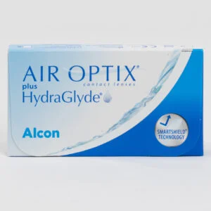 Alcon AirOptix 6 pack contact lenses, standard sphere power for hyperopia and myopia.