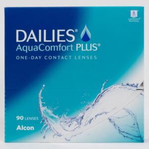 Alcon dailies aquacomfortplus 90 pack contact lenses, standard sphere power for hyperopia and myopia.