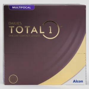 Alcon Total1 Dailies 90 pack contact lenses, multifocal lenses for presbyopia.