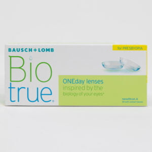 Bauschlomb biotrue 30 pack contact lenses, multifocal lenses for presbyopia.
