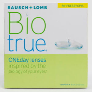 Bauschlomb biotrue 90 pack contact lenses, multifocal lenses for presbyopia.