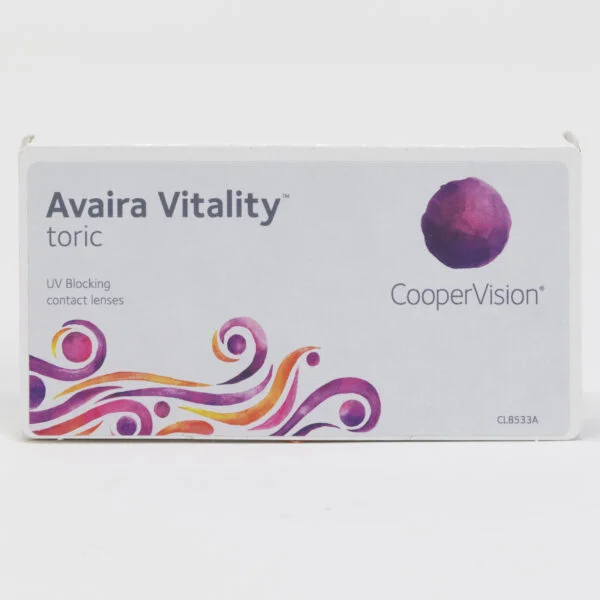 Coopervision avaira vitality 6 pack contact lenses, toric lenses for astigmatism.