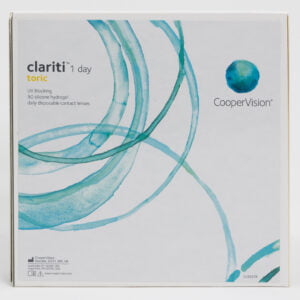 Coopervision clariti 90 pack contact lenses, toric lenses for astigmatism.