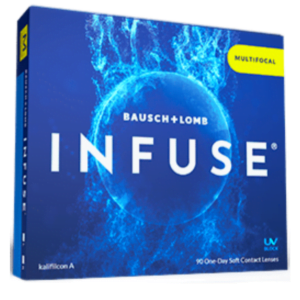 Infuse multifocal contact lenses 90 pack.