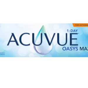 Acuvue Max 30 Pack box of lenses with a white background